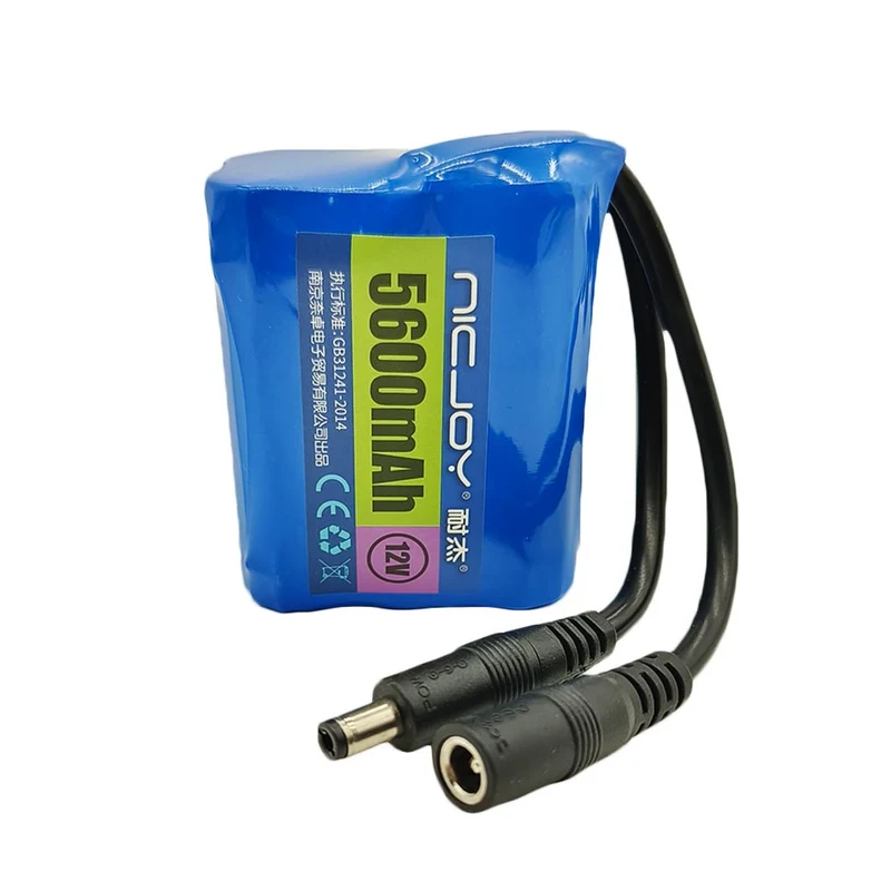 Paquet Batterie Lithium Rechargeable 12V 5600mAh 18650 (Modèle: 0010203)