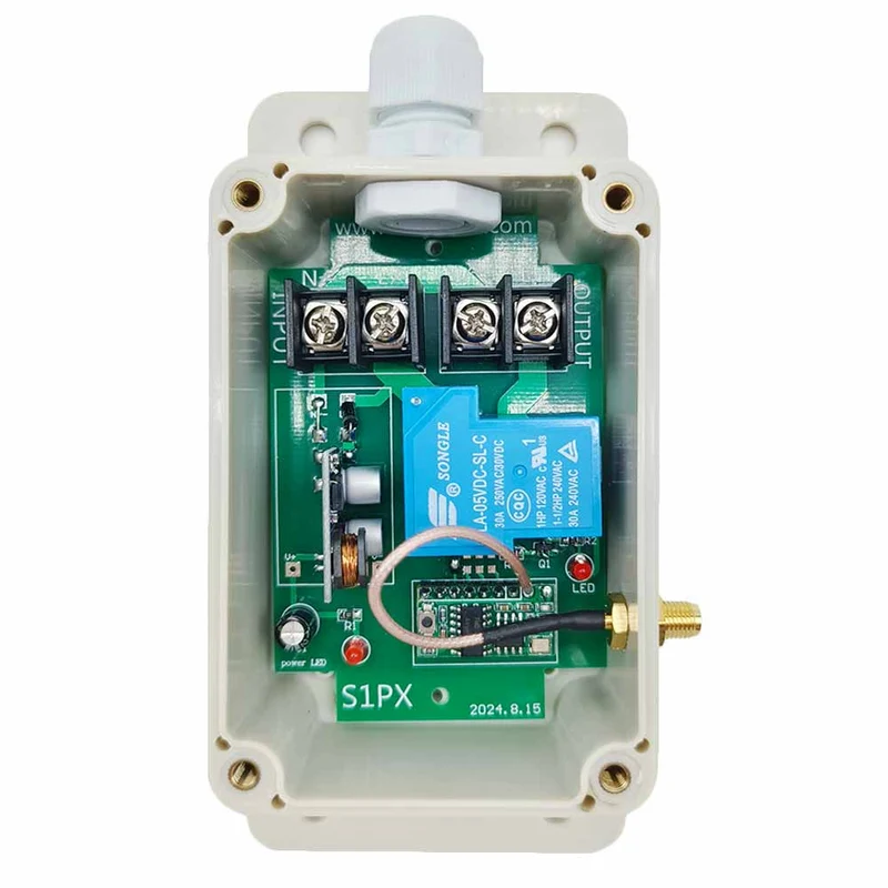 10~80V Kit Interrupteur Télécommande Sans Fil 1 Voie 30A CC Sortie (Modèle: 0020435)