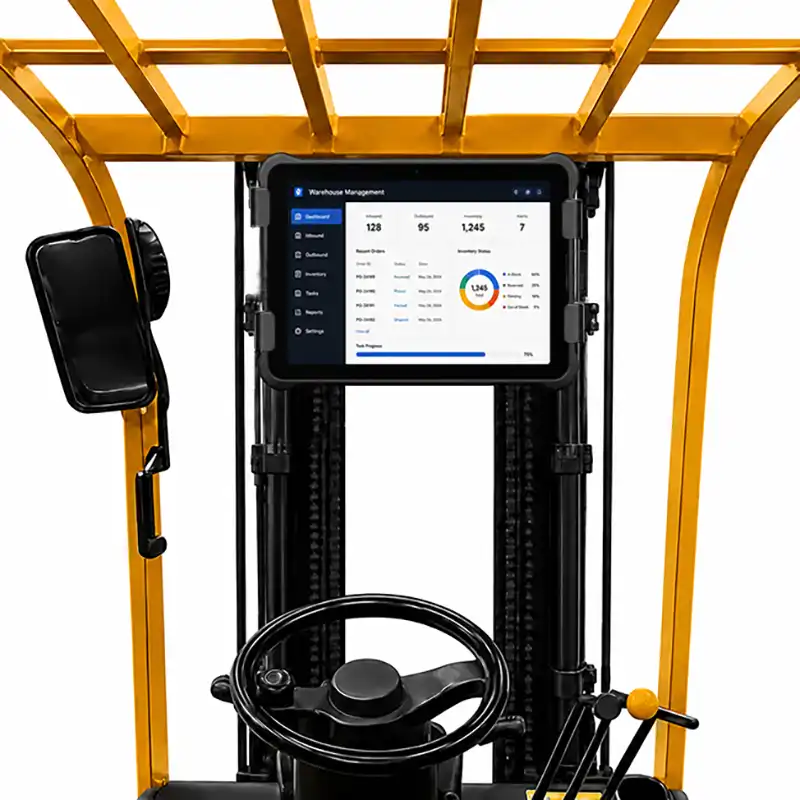 Support tablette Unitech RT112 pour chariot élévateur destiné à la manutention | Agoz