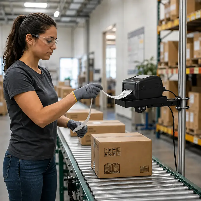 Support de poteau pour imprimante Honeywell pour logistique d'entrepôt et commerce de détail | Agoz
