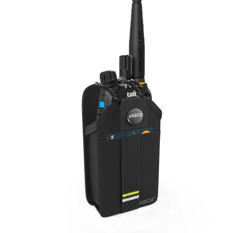 Étui radio robuste avec clip ceinture pour portables multibandes Tait