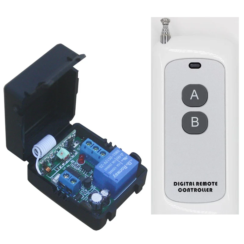 1 Voie CC Mini Petite Taille Kit Interrupteur Sans Fil avec Télécommande (Modèle: 0020611)
