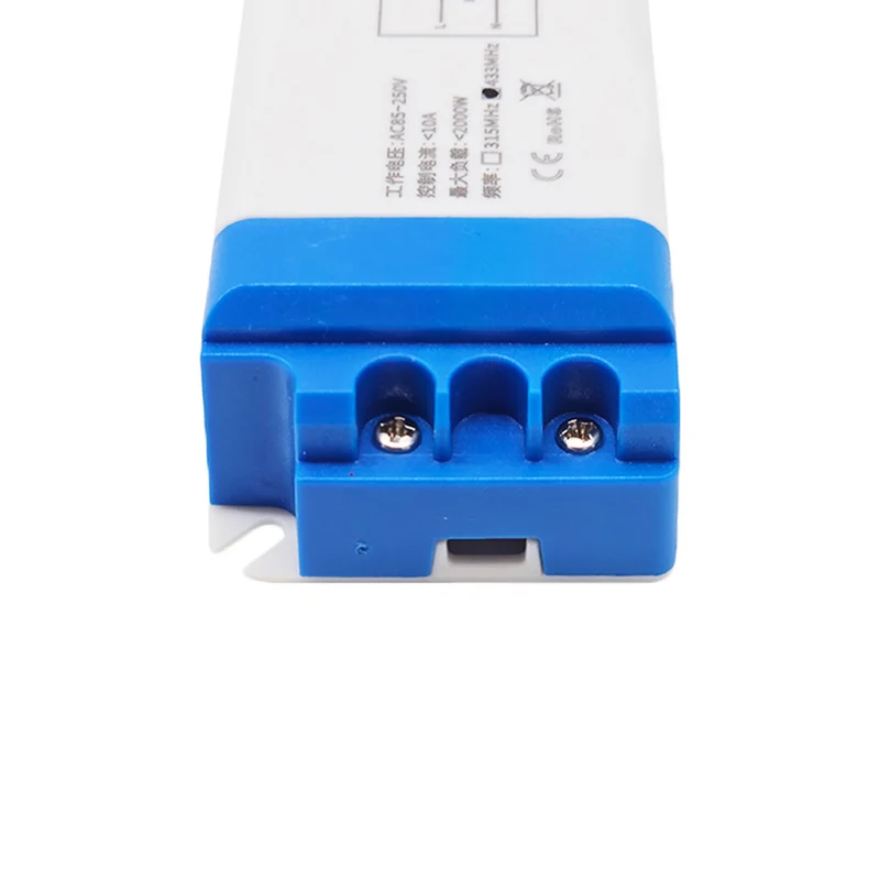 1 Voie 85V~250V 10A Kit Interrupteur Sans Fil avec Télécommande 1km (Modèle: 0020636)