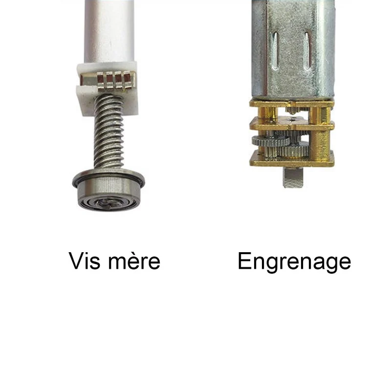Micro vérin électrique 6V 12V 24V 188N course 17.5 mm (Modèle: 0041742)