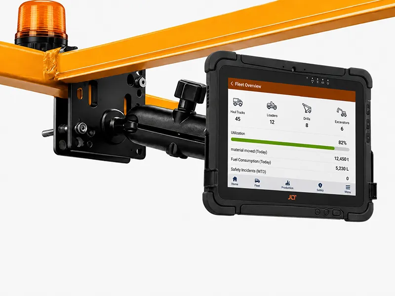Support de montage pour chariot élévateur JLT Tablet pour flottes d'entrepôt | Agoz
