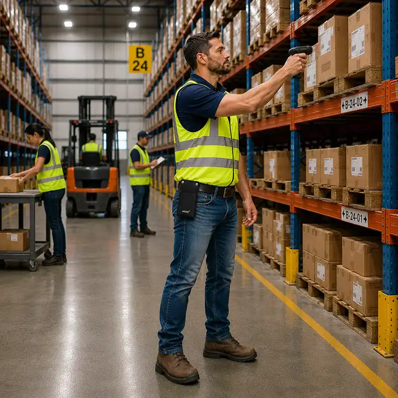 Étui pour scanner de codes-barres 1D/2D JLT pour opérations industrielles | Agoz