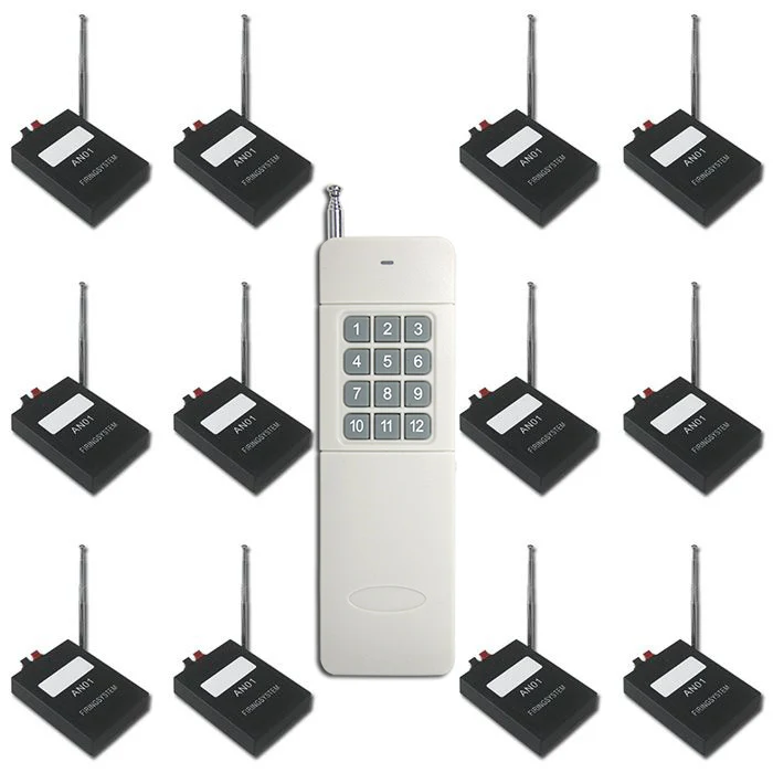 Une télécommande sans fil 12 dispositifs d'allumage pour feux d'artifice (Modèle: 0020375)