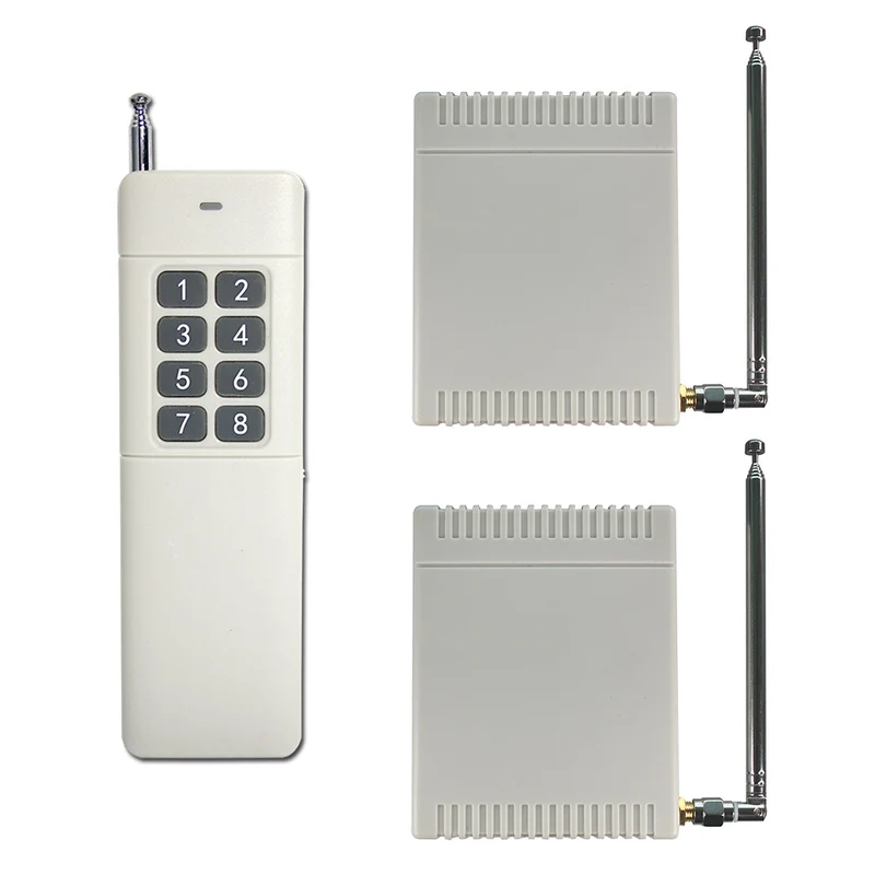 Deux 4 Canaux 9V 12V 24V Interrupteurs Radio et Une Télécommande Sans Fil (Modèle: 0020386)