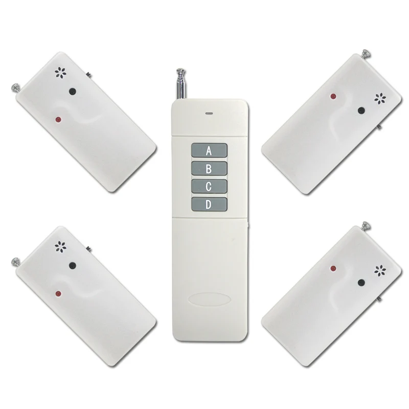 Une 4 Boutons Télécommande Sans Fil Contrôler 4 Alarmes Rappel Ronfleur Vibreur (Modèle: 0020171)
