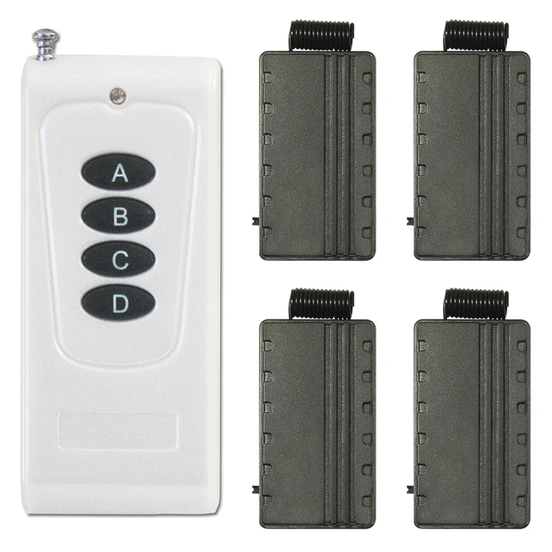 Une 4 Boutons Télécommande Sans Fil Contrôler 4 Alarmes avec Vibreur (Modèle: 0020176)