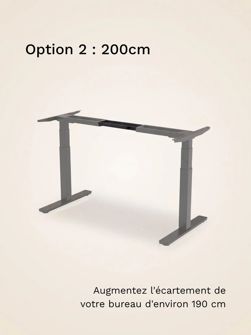 Kit d'extension de poutre pour bureau Assis Debout