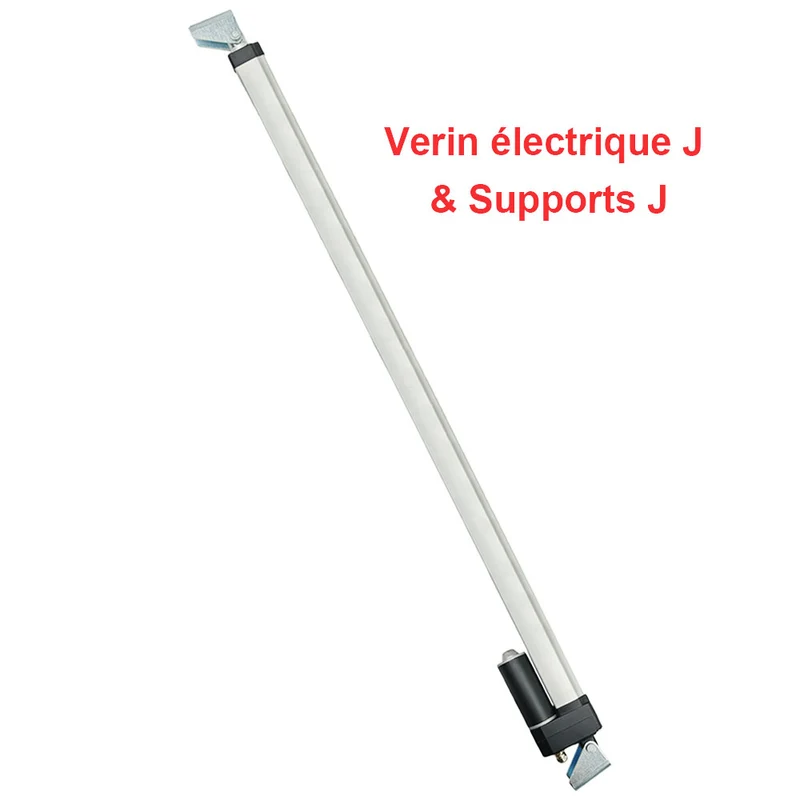 Vérin électrique étanche IP67 12V 24V 350kg course 800 mm (Modèle: 0041945)