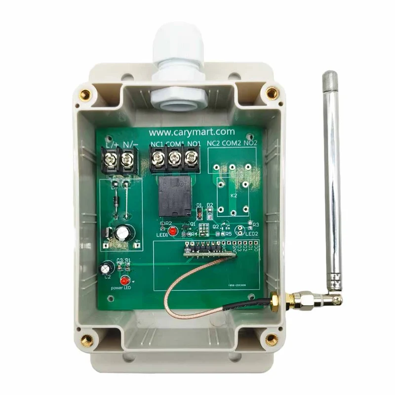 CC Kit Interrupteur Télécommande Sans Fil Sortie Relais 1 Voie 10A (Modèle: 0020198)