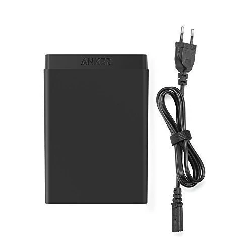 Anker Chargeur Secteur USB PowerPort 6 Ports 60W - Chargeur mural avec technologie PowerIQ, Adaptateur de Voyage pour smartphones et tablettes: iPhone, iPad, Samsung et autres