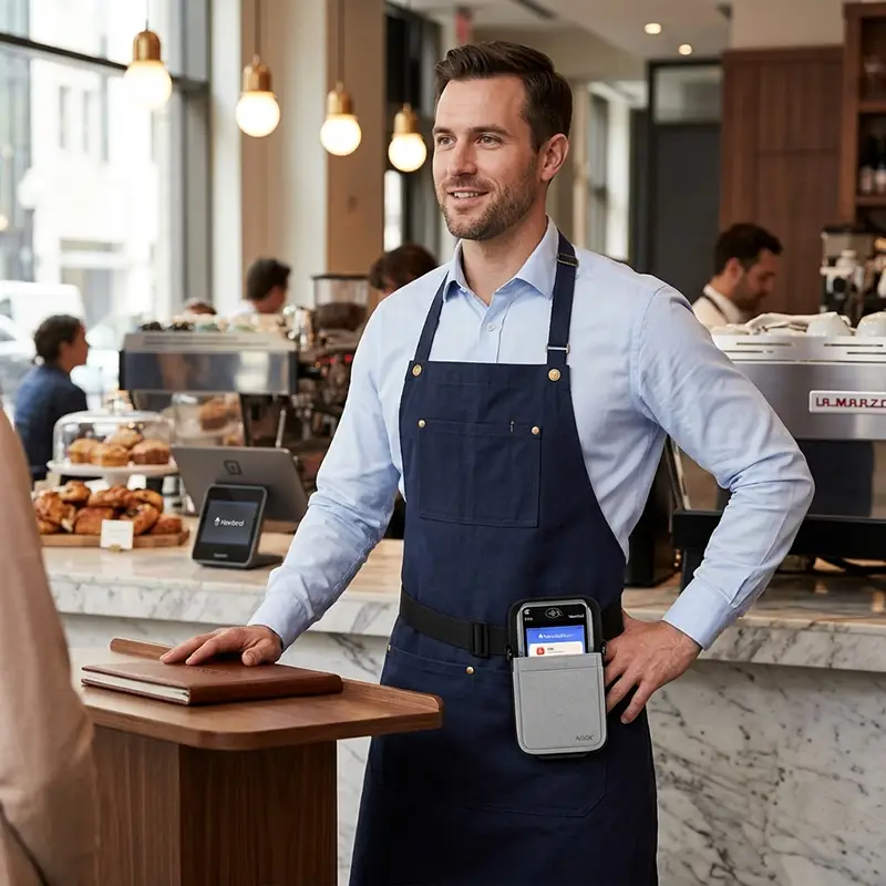 Étui pour terminal de paiement Newland avec ceinture ventrale robuste | Agoz