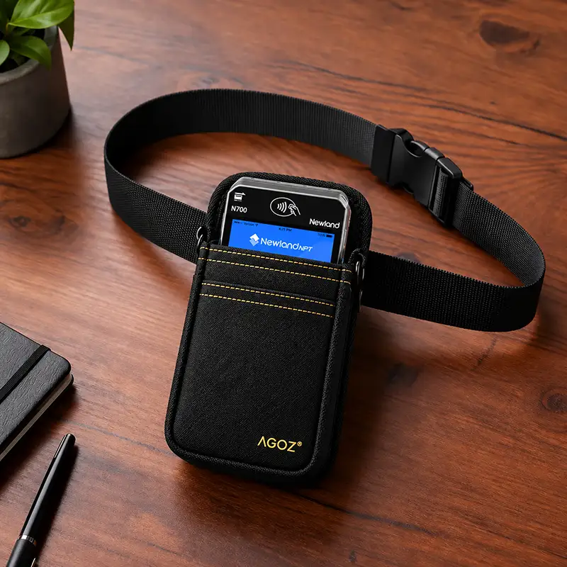 Étui pour terminal de paiement Newland avec ceinture ventrale robuste | Agoz