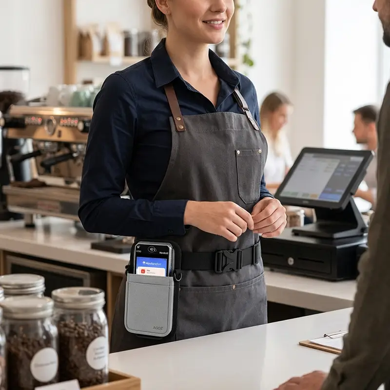 Étui pour terminal de paiement Newland avec ceinture ventrale robuste | Agoz