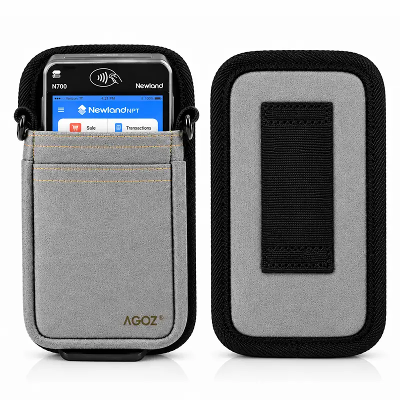 Étui bandoulière Newland POS pour terminal de paiement en service à table | Agoz