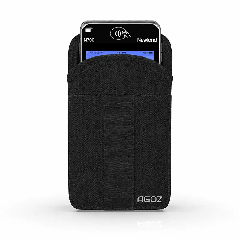 Étui holster pour terminal de point de vente Newland avec clip de ceinture et poche avant | Agoz