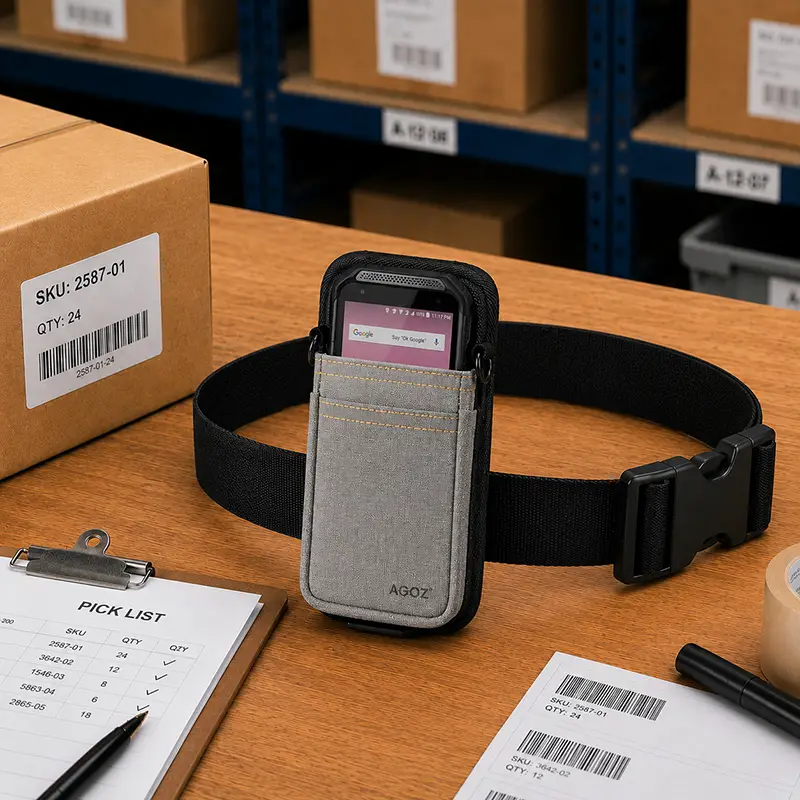 Étui ceinture de taille Point Mobile pour les flux de travail de livraison et d'inventaire | Agoz