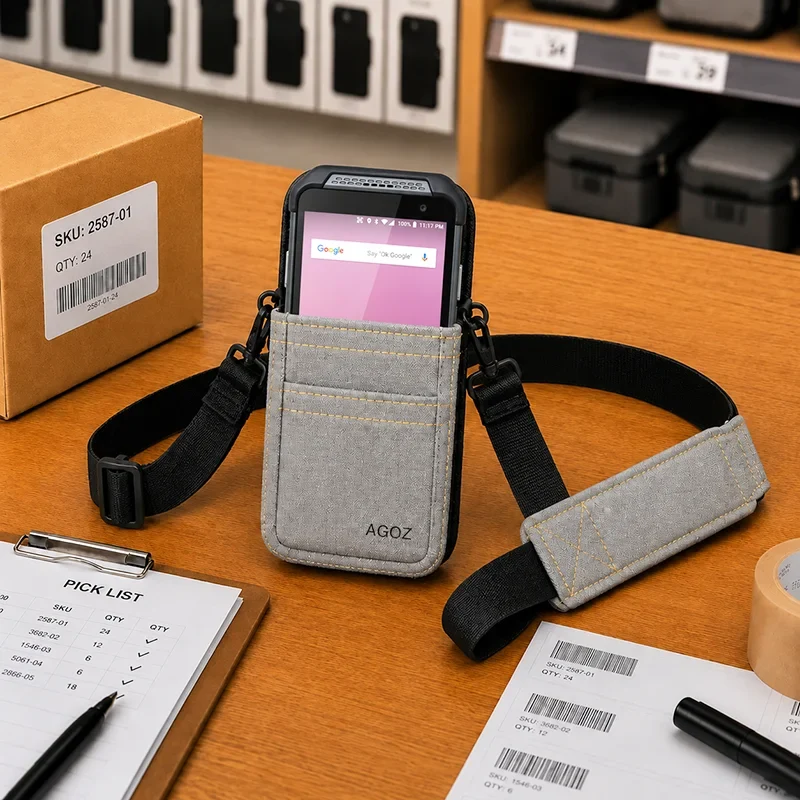 Étui bandoulière Point Mobile pour la mobilité en soins de santé et en itinérance | Agoz
