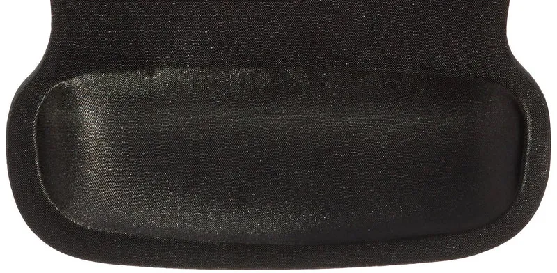 Amazon Basics - Tapis de Souris irrégulier avec Repose-Poignet en Gel, Noir