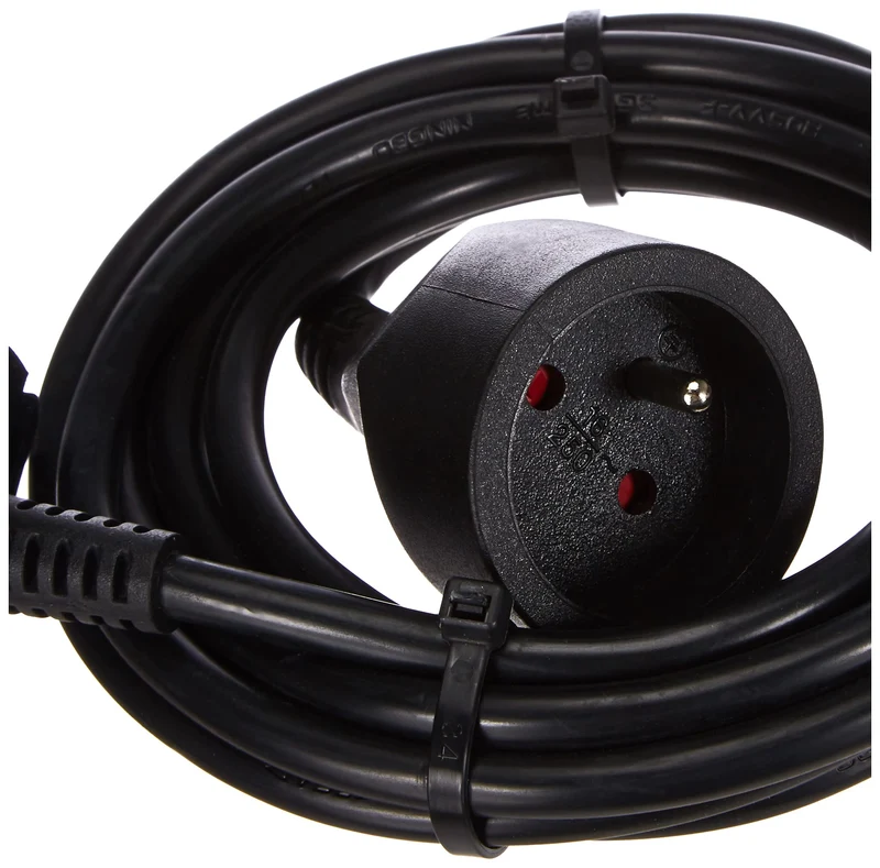 Electraline 20848042D Rallonge Prolongateur électrique 3 m 16A - section 3G1,5 mm² noir