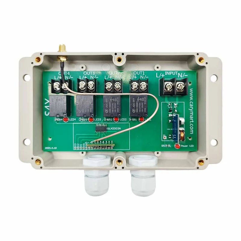 4 Voies CC 8V~80V Kit Interrupteur Sans Fil avec Télécommande (Modèle: 0020216)