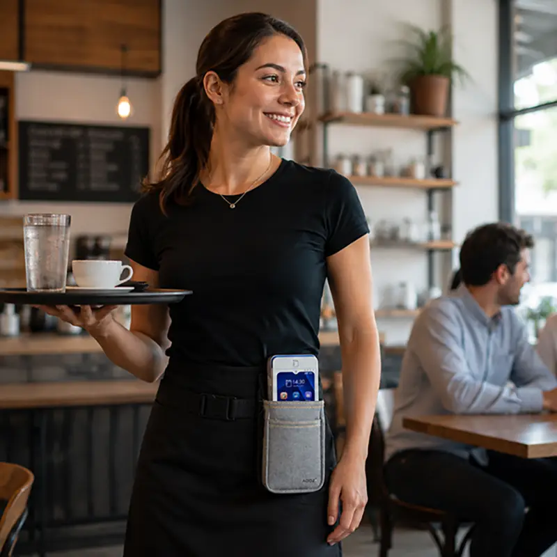 Étui robuste pour terminal de paiement myPOS avec ceinture réglable | Agoz