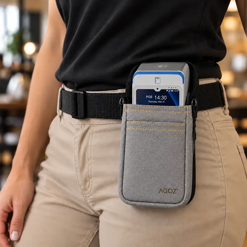 Étui robuste pour terminal de paiement myPOS avec ceinture réglable | Agoz