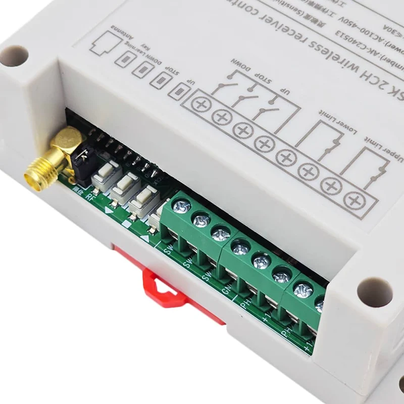 2 Canaux Kit Interrupteur Télécommande Sans Fil 230V 400V 30A (Modèle: 0020072)