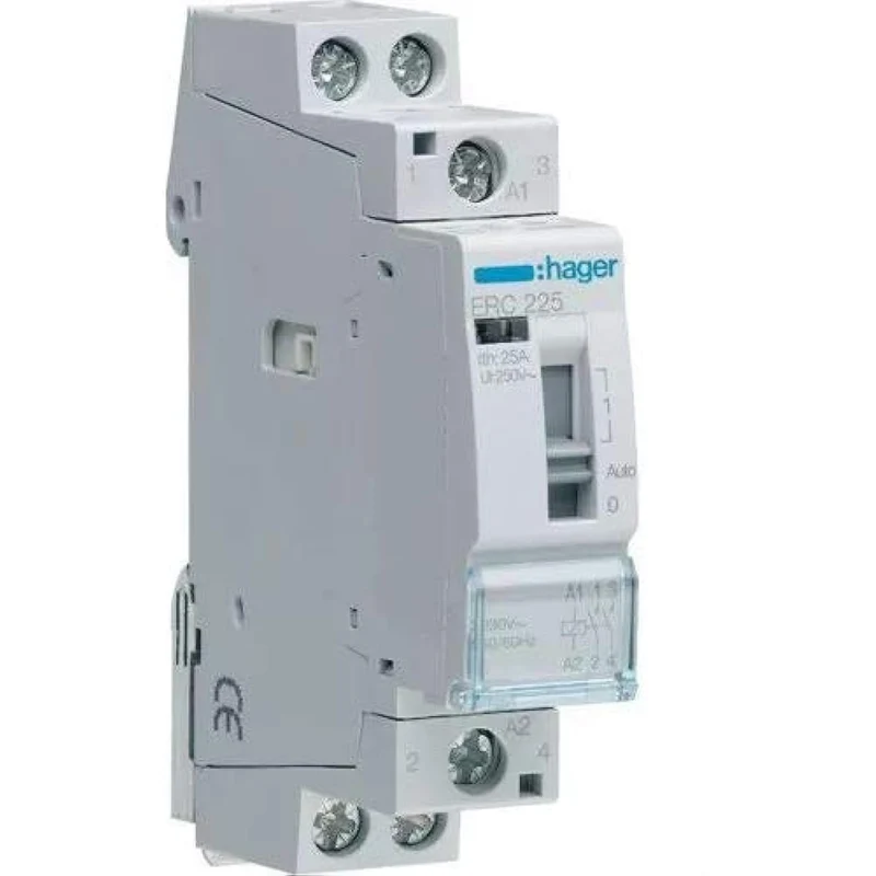 Hager-Contacteur Erc225 manuel 25a 2na 230 V, Noir