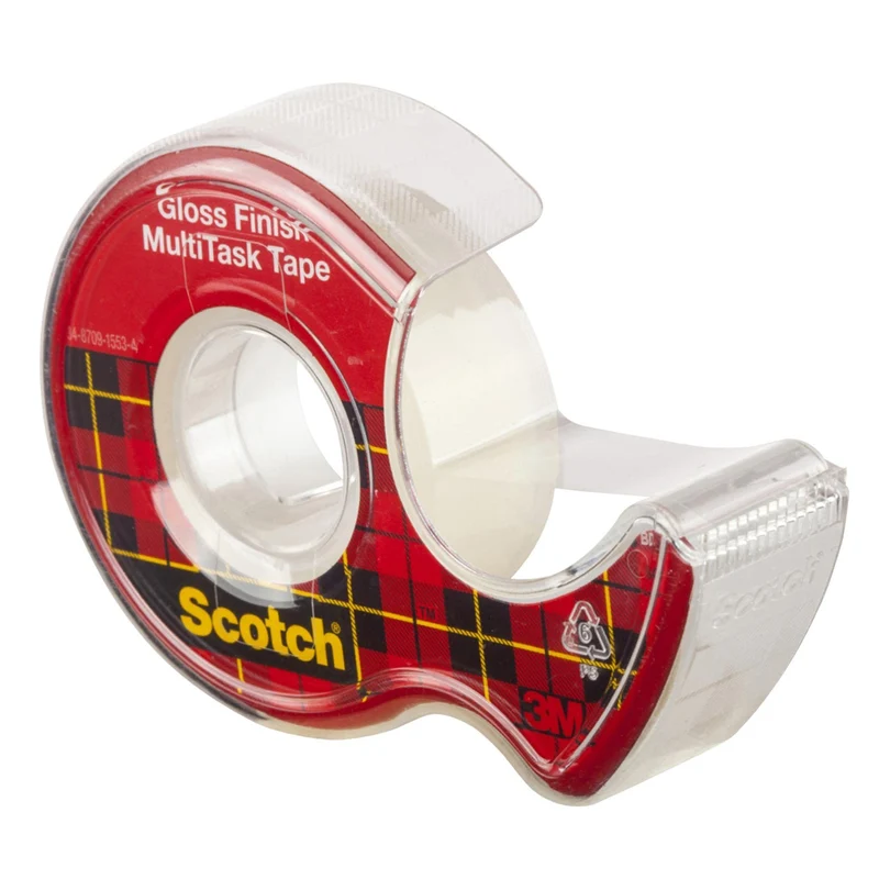 Scotch - 6-1975C3 - Caddy Un Paquet de 3 Rubans Crystal, 19 mm x 7,5 m