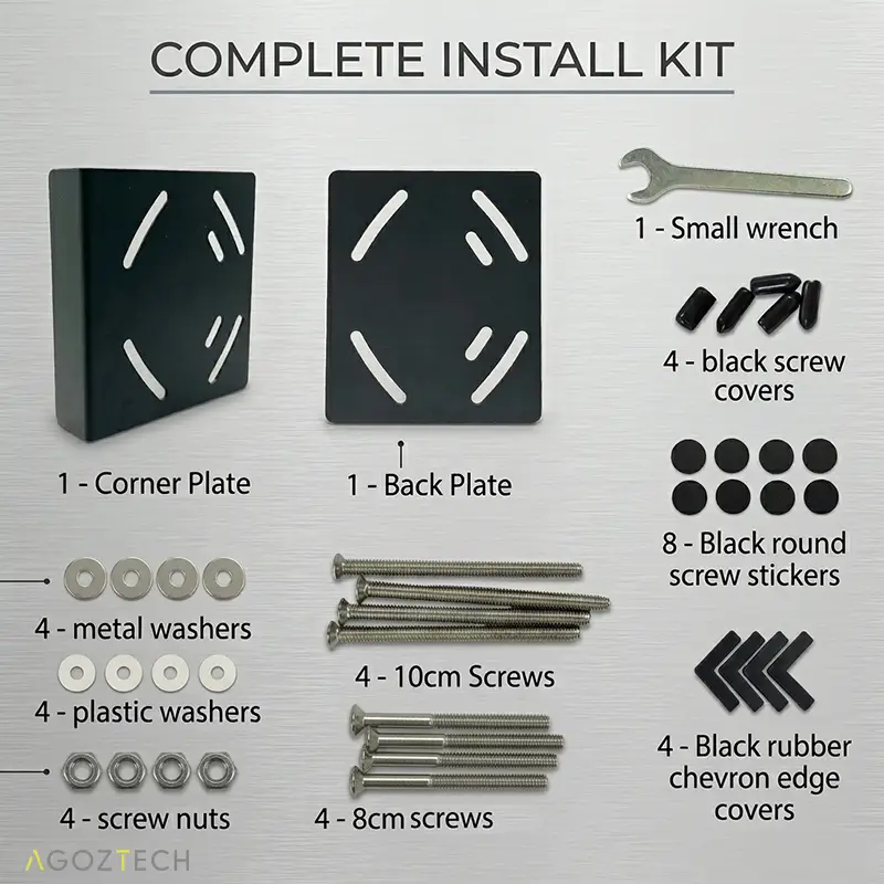 Support métallique de fixation pour chariot élévateur pour imprimante Zebra ZQ630 | Agoz