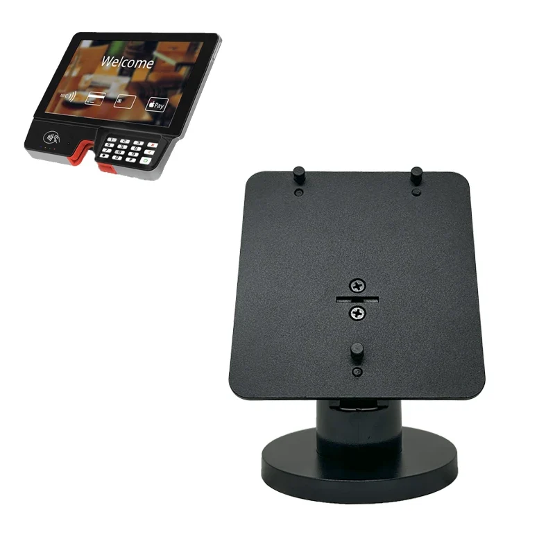 Support pivotant métallique profil bas pour terminaux PAX Smart POS | Agoz