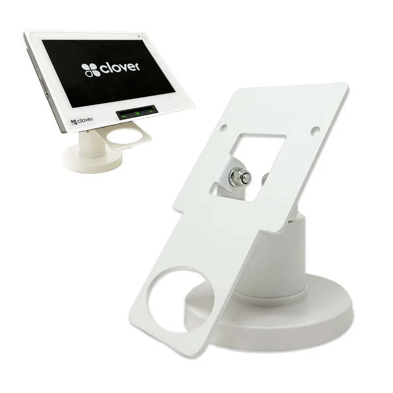 Support métallique pivotant et inclinable à profil bas pour terminal de point de vente Clover Mini