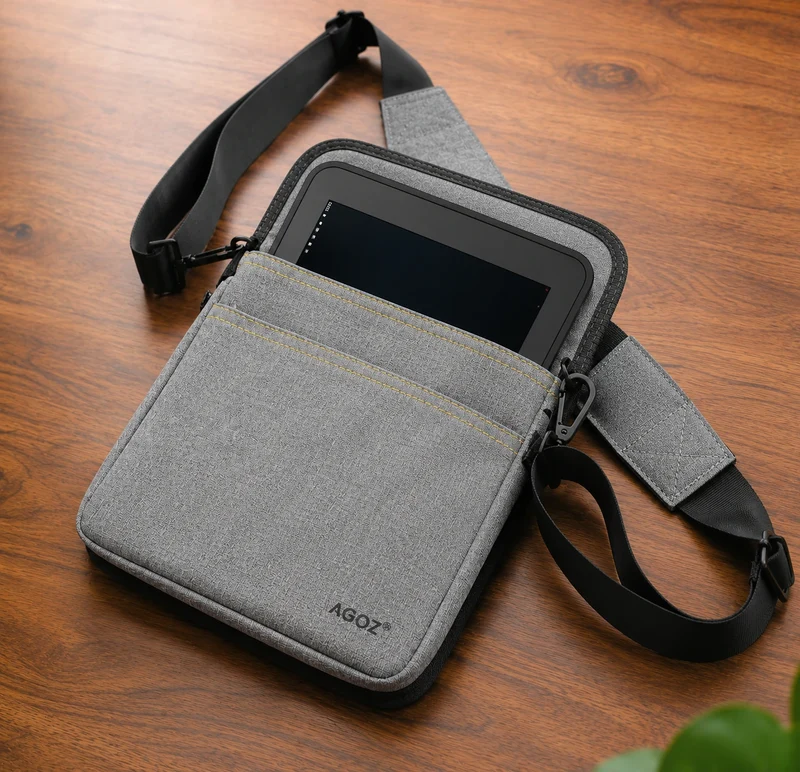 Étui de transport durable pour tablettes Rhino avec bandoulière