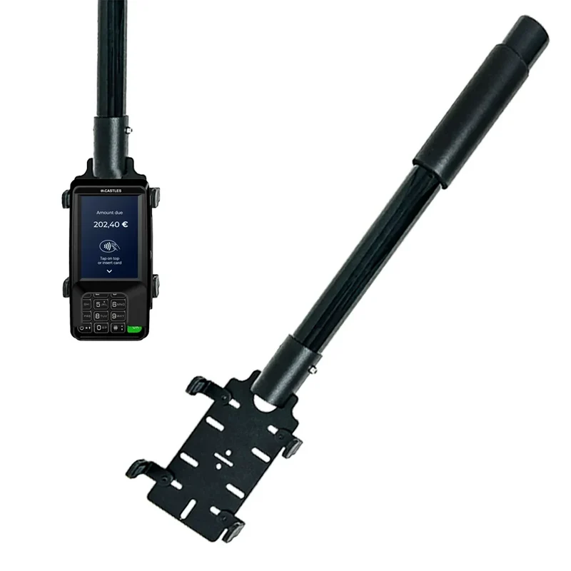 Support portatif durable pour terminal mobile Castles - Utilisation au service au volant
