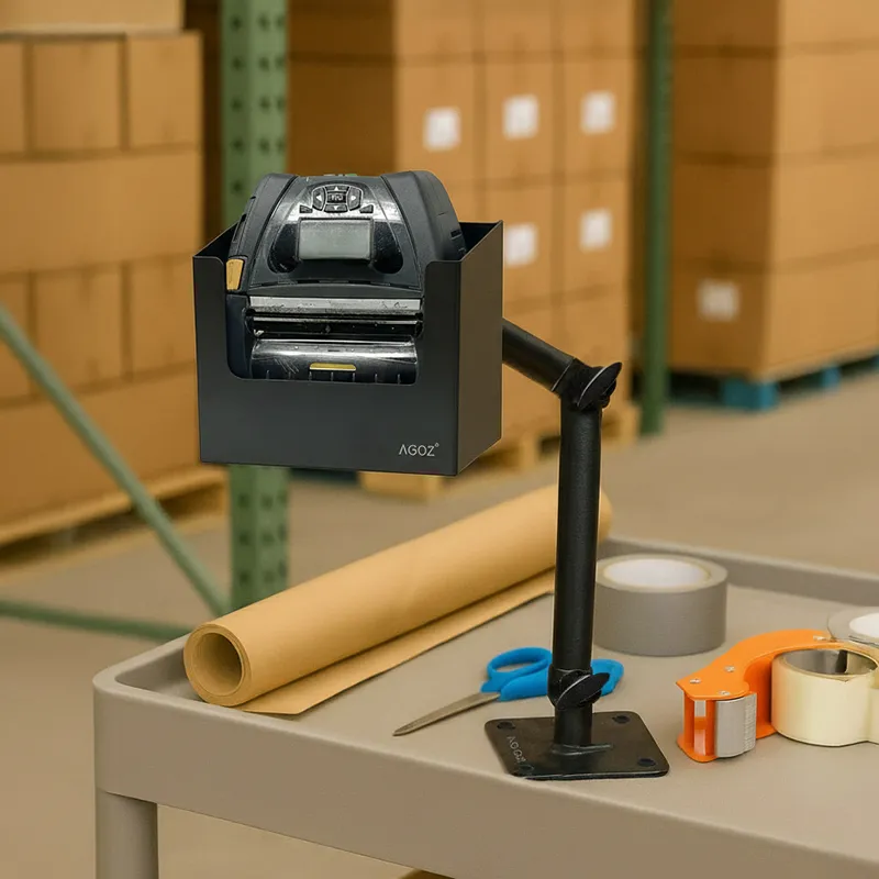 Support de bras industriel avec support métallique pour imprimantes portables Honeywell