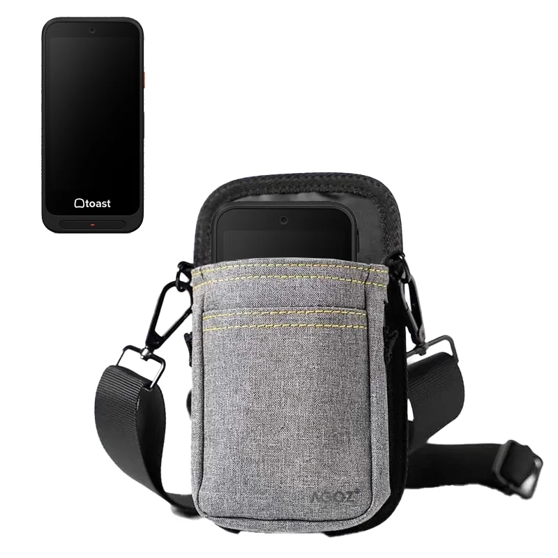 Étui portable pour terminal de point de vente Toast Go 3 avec bandoulière et ceinture | Agoz