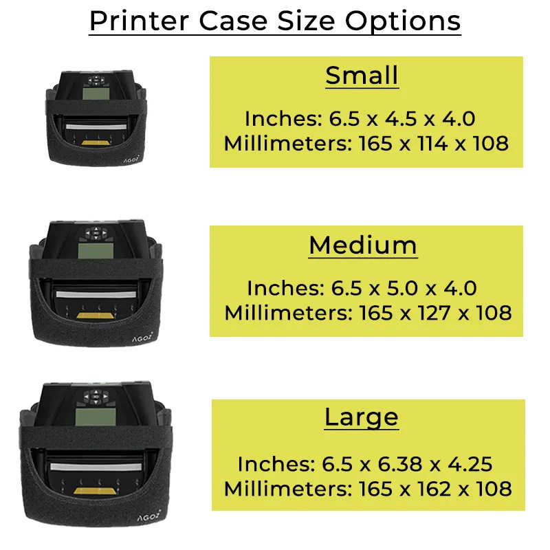 Étui ceinture pour imprimantes mobiles et scanner Bixolon avec poignée