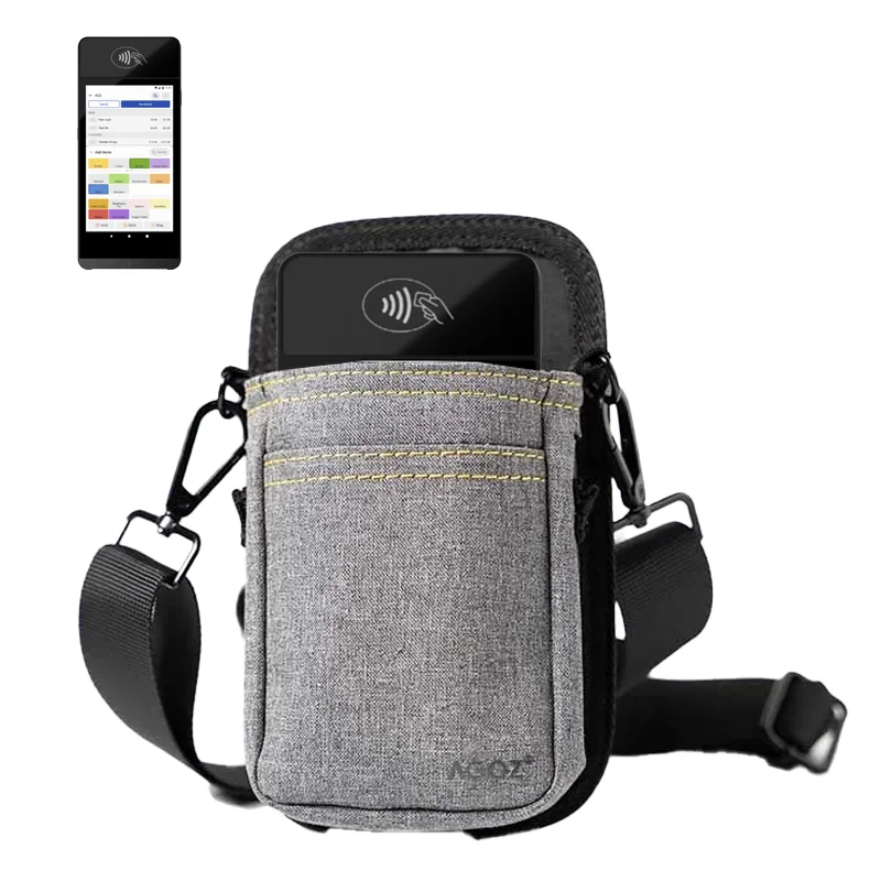 Étui de transport pour terminal de point de vente portable Toast S1 avec bandoulière / ceinture de taille