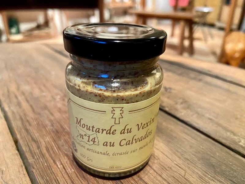 La ferme de la distillerie - Moutarde du Vexin au Calvados - 100 g 200 g