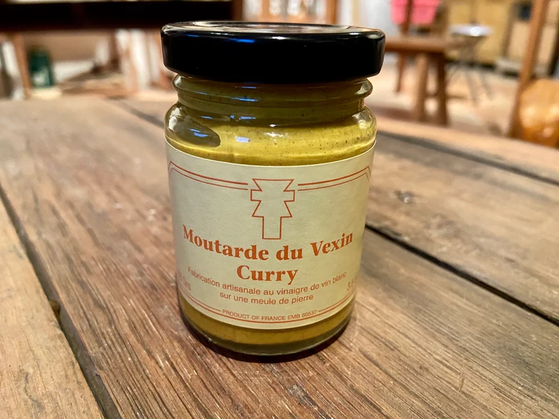 La ferme de la distillerie - Moutarde du Vexin au Curry - 100 g 200 g