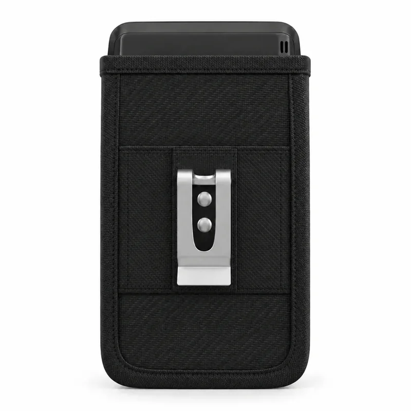 Étui holster robuste pour terminal de paiement portable Adyen POS avec clip de ceinture métallique et boucle | Agoz