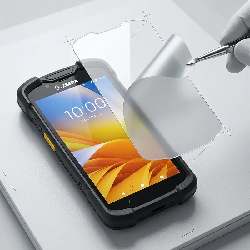 Protecteur d'écran en verre trempé Zebra TC78 / TC73 pour ordinateurs mobiles d'entreprise | Agoz