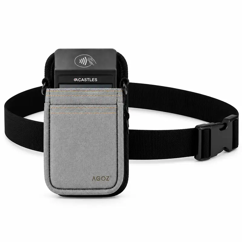 Étui pour terminal de point de vente portable Castles avec ceinture de taille durable | Agoz
