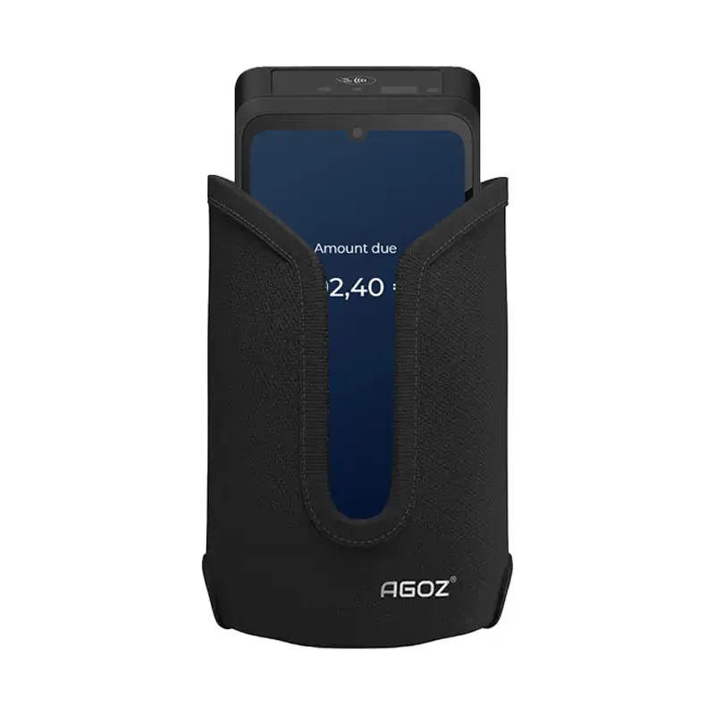 Étui robuste pour terminal POS Castles avec clip de ceinture et boucle en métal | Agoz