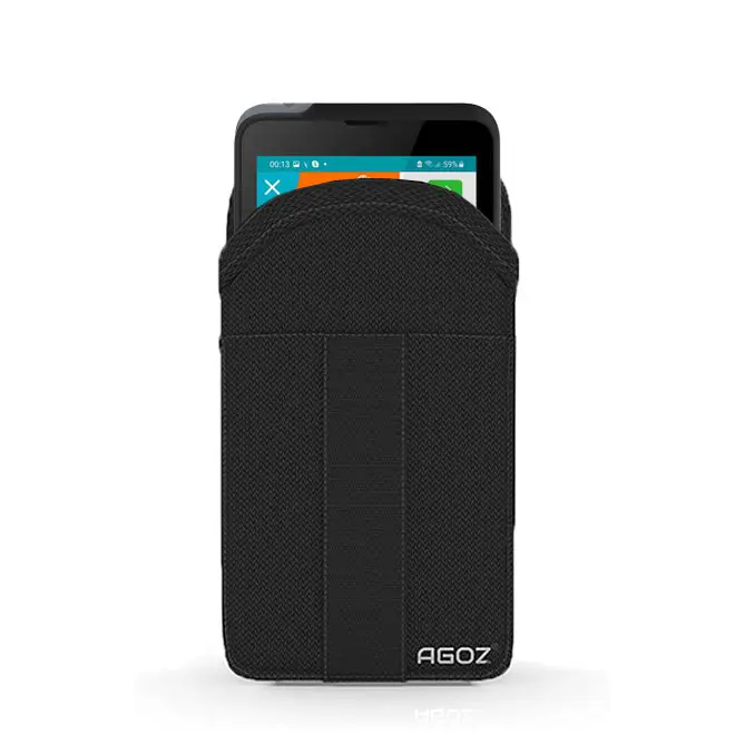 Étui holster robuste pour terminal de paiement portable Dejavoo avec clip de ceinture en métal | Agoz