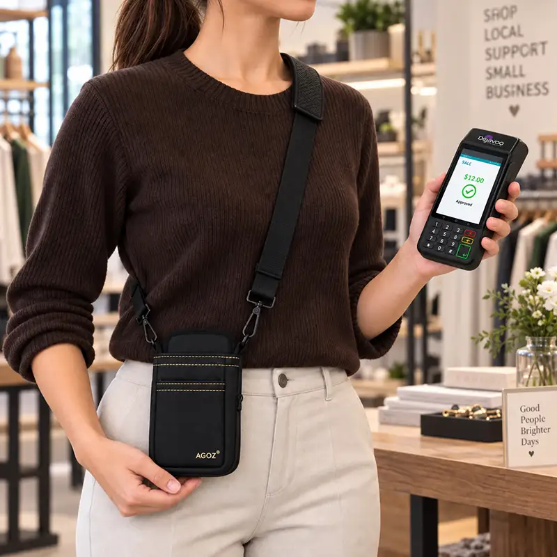 Étui POS Dejavoo robuste avec bandoulière réglable | Agoz